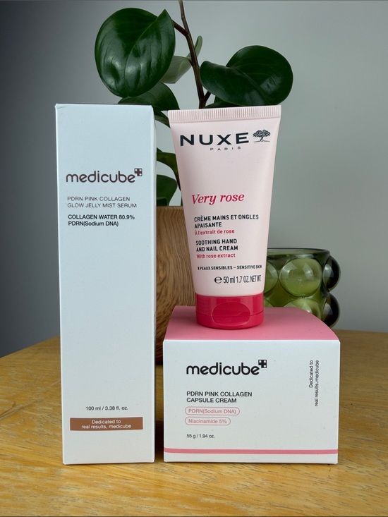 Medicube Other - Medicube PDRN Pink Collagen Glow Set & Nuxe Very Rose Hand Cream